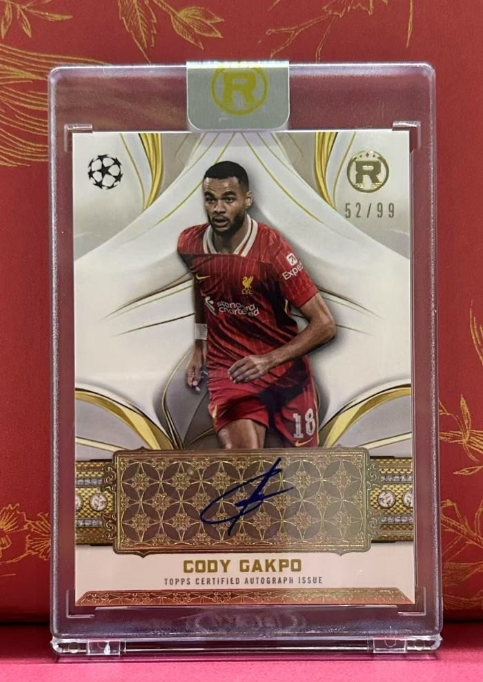2025 Topps Reverence UCC UEFA Liverpool Cody Gakpo Sealed Auto /99