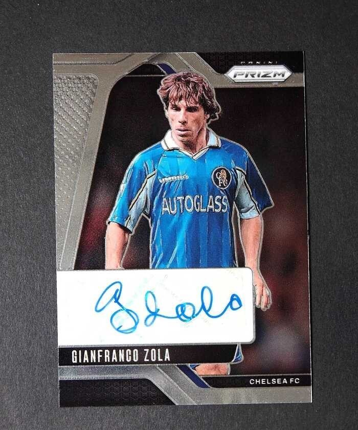2024-25 Panini Prizm EPL CHELSEA LEGEND Gianfranco Zola AUTO