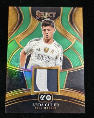 2025-26 Panini LA LIGA SELECT Real Madrid ARDA GULER Relic Card Green /5