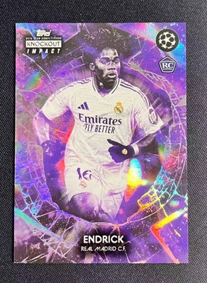 2024-25 Topps Knockout UEFA Real Madrid ROOKIE RC ENDRICK /25 BRAZIL