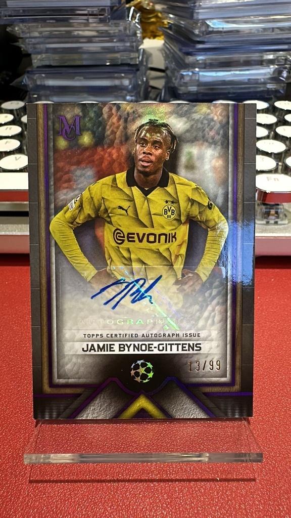 2023-24 Topps Museum UEFA  Jamie Bynoe-Gittens AUTO /99 Dortmund