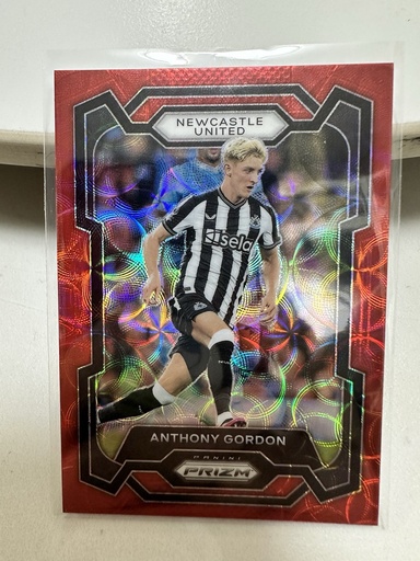 [TC03302] 2023-24 Panini Prizm EPL NEWCASTLE ANTHONY GORDON RED CHOICE /30
