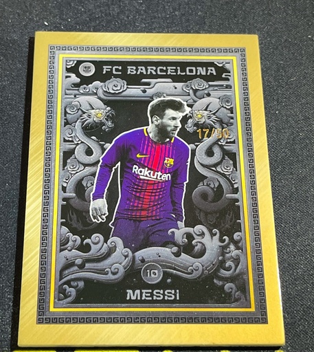 [TC06140] 2023-24 TOPPS FC BARCELONA YEAR OF DRAGON LEGEND LIONEL MESSI GOLD /50