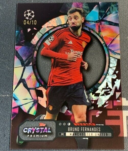 [TC05892] 2023-24 Topps Crystal Premium UEFA Manchester United Bruno Fernandes /10