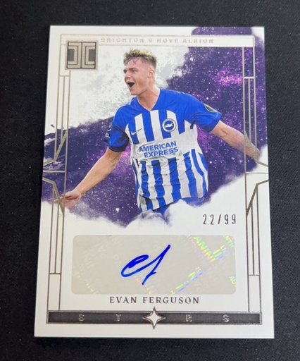 [TC06163] 2023-24 Panini Impeccable Soccer Brighton & Hove Evan Ferguson Autograph /99