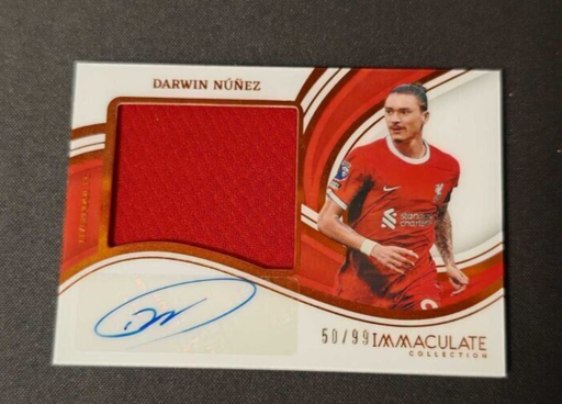 [TC06231] 2023-24 Panini Immaculate Soccer Liverpool DARWIN NUNEZ RELIC AUTO /99