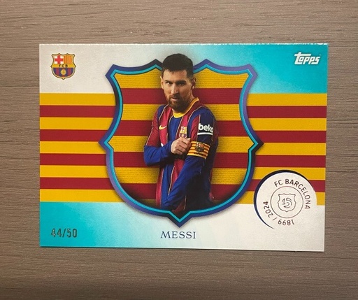 [TC06196] 2024-25 Topps 125th Annivery Set Barcelona LIONEL MESSI Captain Band / 50