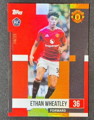 [TC06301] 2024-25 Topps Manchester United Team Set Ethan Wheatley Rookie RC /25