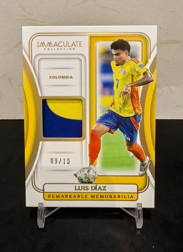[TC06710] 2024-25 Panini Immaculate Soccer Columbia LUIS DIAZ Relic /10 Bayern #Liverpool