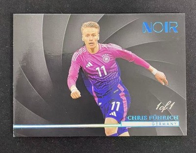 [TC06729] 2024-25 Panini Noir Germany Chris Fuhrich Base Platinum Blue ONE OF ONE 1/1