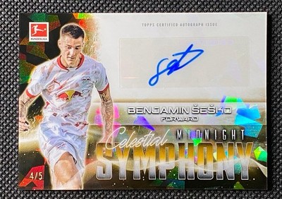 [TC06610] 2024-25 TOPPS MIDNIGHT BUNDESLIGA BENJAMIN SESKO Auto /5 🔥🔥 RB LEIPZIG MAN UTD