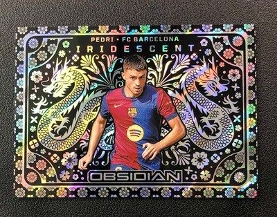 [TC06606] 2024-25 Panini OBSIDIAN SOCCER FC BARCELONA PEDRI IRIDESCENT SSP