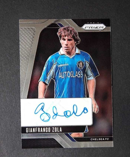 [TC06392] 2024-25 Panini Prizm EPL CHELSEA LEGEND Gianfranco Zola AUTO