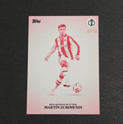 [TC06391] 2024-25 Topps Simplicidad UCC REAL SOCIDAD Martín Zubimendi /10 SPAIN