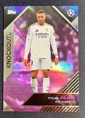 [TC06265] 2024-25 Topps Knockout UEFA Real Madrid KYLIAN MBAPPE /25 FRANCE