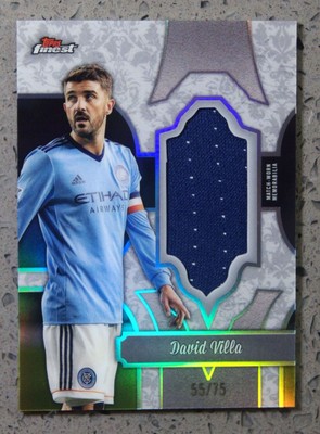 [TC06184] 2024 Topps MLS Finest David Villa Relic /75 NYCFC MANCHESTER CITY LEGEND