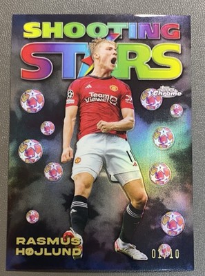 [TC06211] 2023-24 TOPPS CHROME UCC UEFA JADE MANCHESTER UTD RASMUS HOJLUND BLACK 1/10