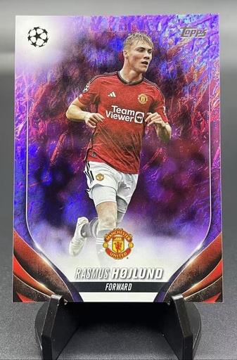 [TC06211] 2023-24 TOPPS CHROME UCC UEFA JADE MANCHESTER UTD RASMUS HOJLUND BLACK 1/10