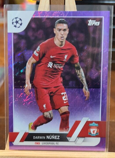 [TC04333] 2022-23 Topps UCC Darwin Nunez Lavender Jade /15 Liverpool