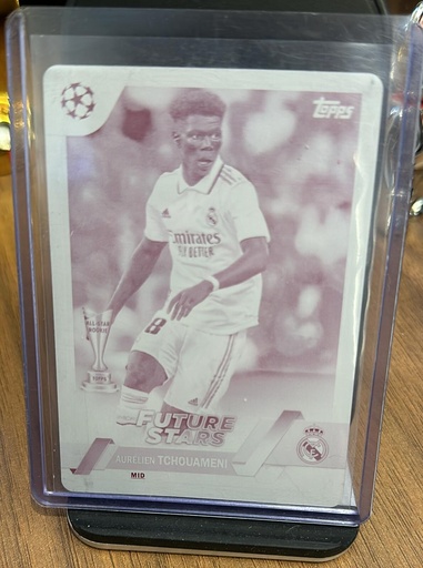 [TC02643] 2023 Topps Chrome Aurelien Tchouameni 1/1 Printing Plate Real Madrid France