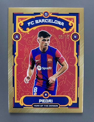 [TC04859] 2023-24 TOPPS FC BARCELONA YEAR OF DRAGON Pedri /15 Spain