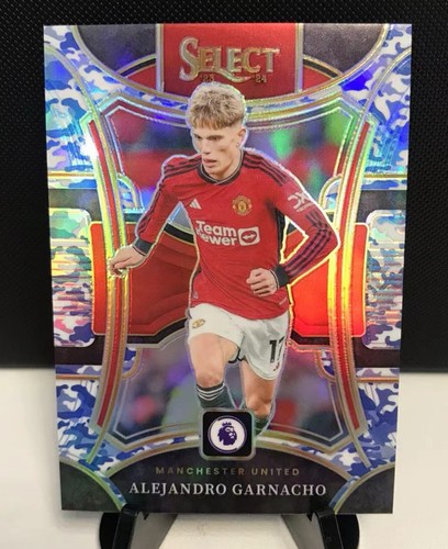 [TC05019] 2023-24 Panini Select EPL Manchester UNITED ALEJANDRO GARNACHO Blue Camo /110