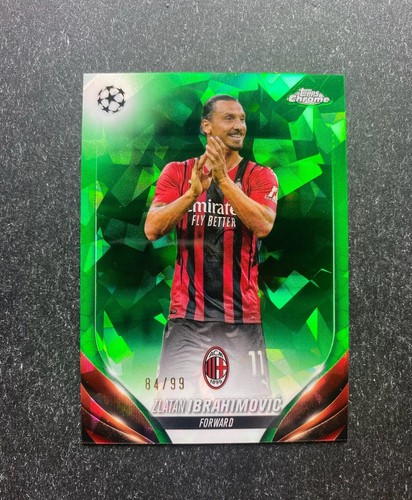 [TC05481] 2023-24 TOPPS Chrome Sapphire AC MILAN LEGEND ZLATAN IBRAHIMOVIC VARIATION /99