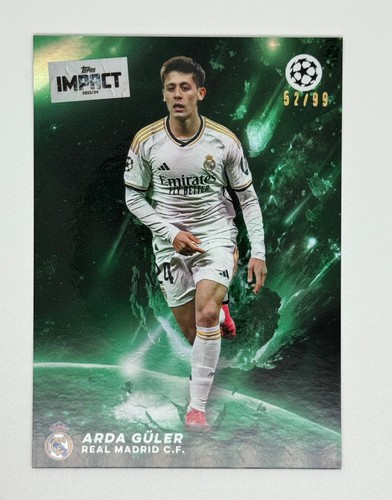 [TC05293] 2023-24 Topps IMPACT UEFA REAL MADRID ARDA GULER 🇹🇷 52/99