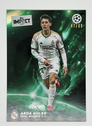 [TC05298] 2023-24 Topps IMPACT UEFA REAL MADRID ARDA GULER 🇹🇷 47/99