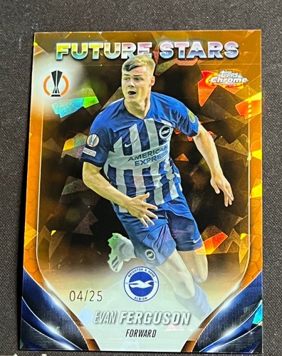 [TC05343] 2023-24 TOPPS Chrome Sapphire EVAN FERGUSON /25 Brighton & Hove