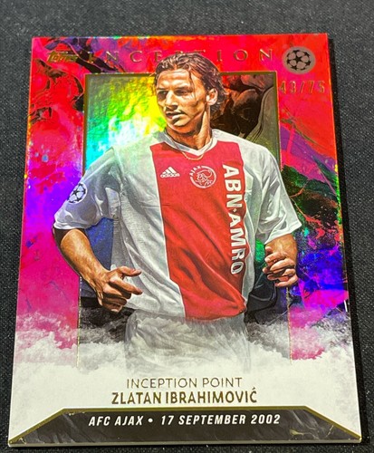[TC05578] 2023-24 TOPPS INCEPTION UEFA AJAX ZLATAN IBRAHIMOVIC /75 SWEDEN 🇸🇪 LEGEND
