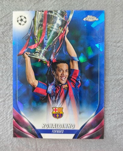 [TC05665] 2023-24 TOPPS Chrome Sapphire BARCELONA LEGEND RONALDINHO R10 VARIATION SP