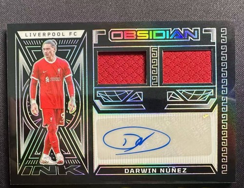 [TC05708] 2023-24 PANINI OBSIDIAN SOCCER UEFA Liverpool DARWIN NUNEZ AUTO /199