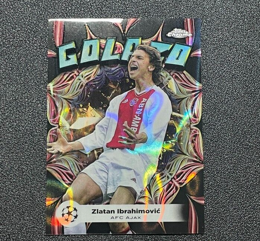 [TC05689] 2023-24 TOPPS STADIUM CHROME UEFA AJAX ZLATAN IBRAHIMOVIC BLACK LAVA SP