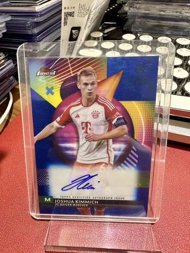 [TC04327] 2023-24 Topps Finest Uefa Bayern Munich  JOSHUA KIMMICH BLUE /150 Autograph