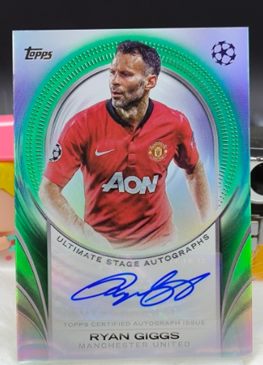 [TC06017] 2024-25 TOPPS UCC Manchester United Legend Ryan Giggs Ultimate Stage Auto /99